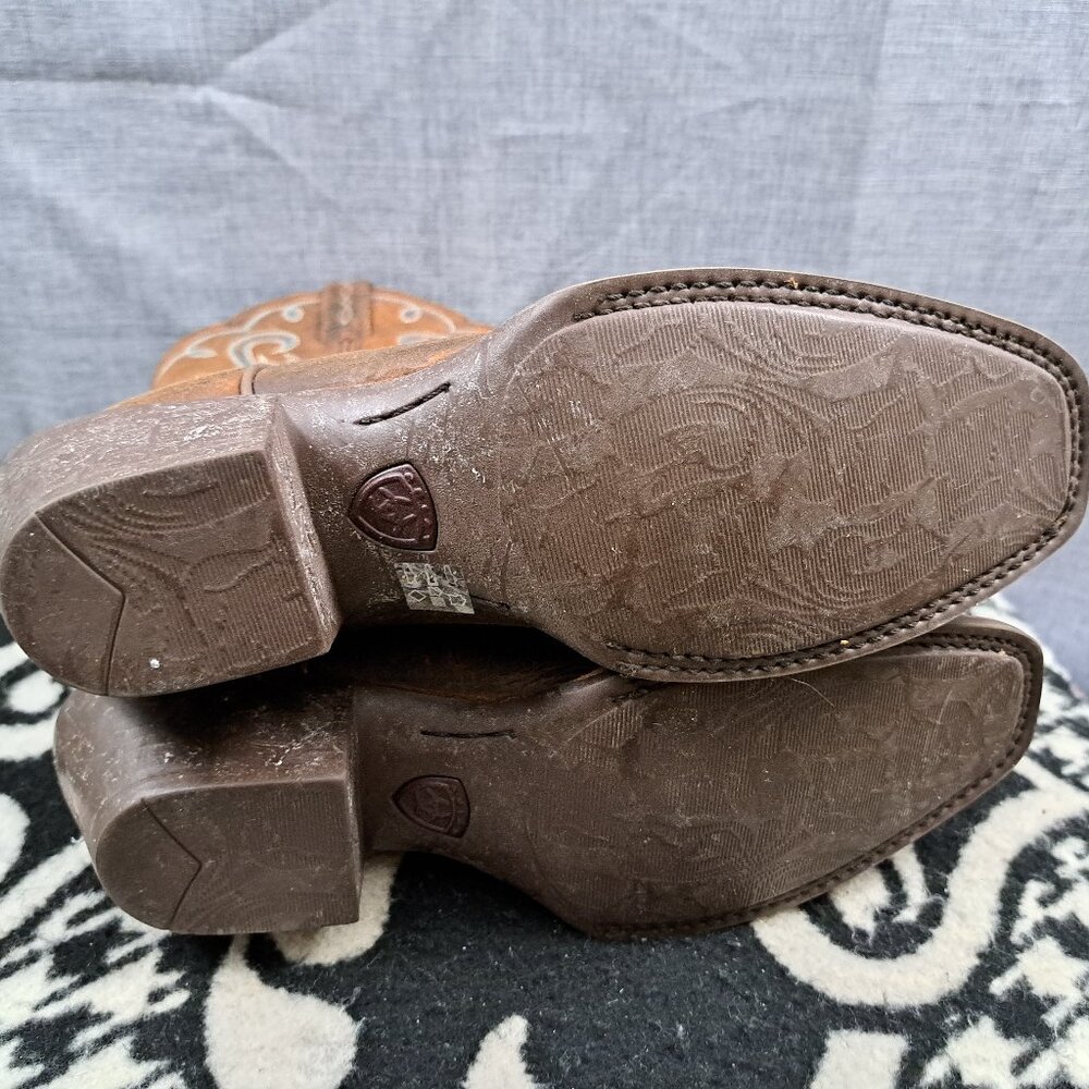%Ariat Men's Sport Western Wide Square Toe Cowboy Boots 7.5 D15 - Picture 6 of 13